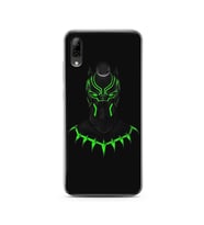 Black Panter Tasarım Süper Şeffaf Silikon Telefon Kılıfı Huawei PSmart 2019