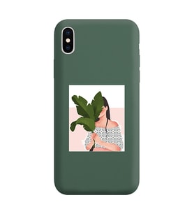 Koyu Yeşil Lansman Telefon Kılıfı Iphone XS