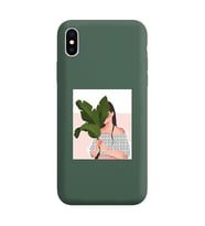 Koyu Yeşil Lansman Telefon Kılıfı Iphone XS