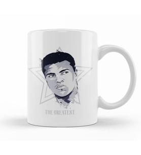 Muhammed  Ali Boks  The Greatest Kupa Bardak Porselen