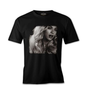 Beyonce - Star Siyah Erkek Tshirt