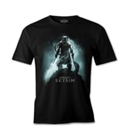 Skyrim - Dawnguard Siyah Erkek Tshirt