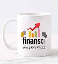 Finanscı Temalı Kupa (Beyaz)
