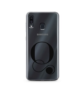Samsung A30 Harf Tasarımlı Telefon Kılıfı Q-Harfi 