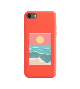 Turuncu Lansman Kılıf iPhone 8