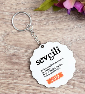 Sevgili Kelime Anlamı Anahtarlık