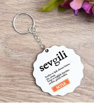 Sevgili Kelime Anlamı Anahtarlık