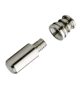 Vidalı Raf Pimi 6mm (8 Adet) (Gümüş)