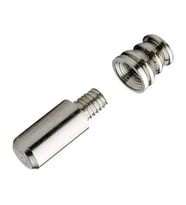 Vidalı Raf Pimi 6mm (8 Adet) (Gümüş)