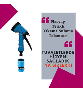 Tetikli Süzek Sulama Tabancası (Mavi)