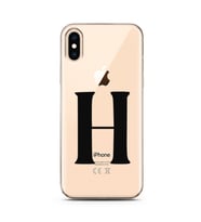 Iphone Xs Max Harf Tasarımlı Telefon Kılıfı H-Harfi 