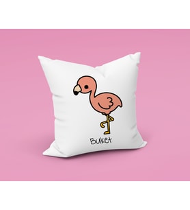 Flamingo Yastığı Kişiye Özel