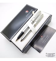 Sheaffer Prelude Krom Roller Kalem + Tükenmez Kalem Set  İsme Özel Kalem Seti