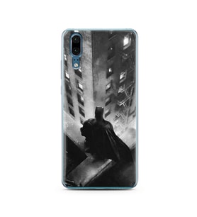 Batman Tasarım Süper Şeffaf Silikon Telefon Kılıfı Huawei P20 