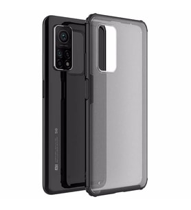 Microsonic Xiaomi Mi 10T Pro Kılıf Frosted Frame Siyah