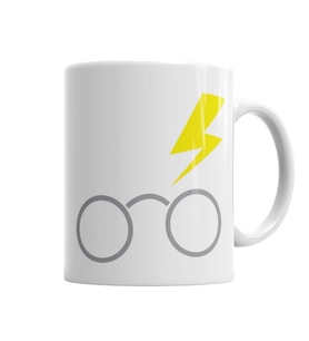 Harry Potter Gözlük Kupa  Bardak Porselen