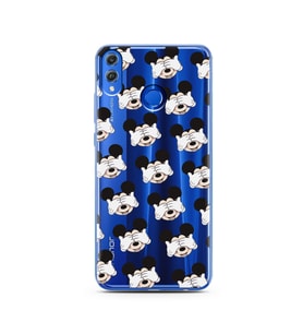 Mickey Tasarımlı Süper Şeffaf Silikon Telefon Kılıfı Huawei Honor 8x