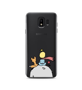 Küçük Prens Tasarım Süper Şeffaf Silikon Telefon Kılıfı Samsung J4 (2018)