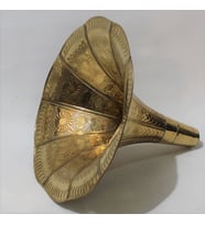 Otantik Çarşı Gramofon Borusu (Hunisi) İşlemeli Model