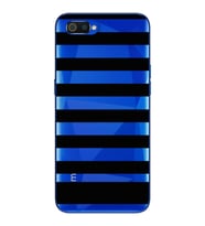 Çizgi Tasarımlı Süper Şeffaf Silikon Telefon Kılıfı Oppo Realmi C2