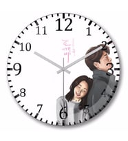 Goblin  Doramas Duvar Saati Bombeli Gercek Cam