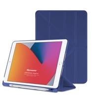 Microsonic Apple iPad 10.2'' 8. Nesil Kılıf (A2270-A2428-A2429-A2430) Origami Pencil Lacivert