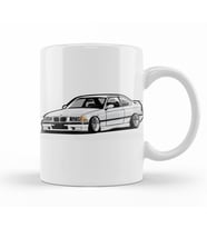 Bmw  Stanced Out E36 Kupa Bardak Porselen
