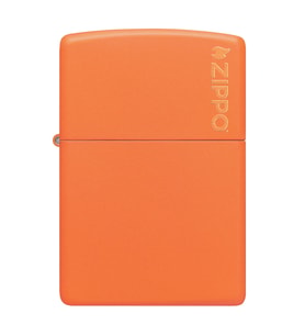 Zippo Çakmak Turuncu Orange Matte Logo 231zl