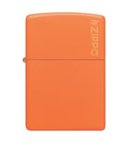Zippo Çakmak Turuncu Orange Matte Logo 231zl