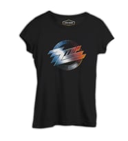 ZZ Top - Logo Siyah Kadın Tshirt