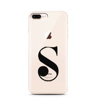 Iphone 7 Plus Harf Tasarımlı Telefon Kılıfı S-Harfi 