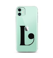Iphone 11 Harf Tasarımlı Telefon Kılıfı L-Harfi 
