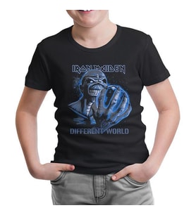 Iron Maiden - Different World Siyah Çocuk Tshirt