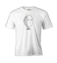 One Punch Man - Ok. Beyaz Erkek Tshirt