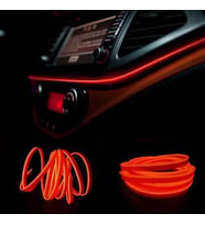 Bmw 520 Turuncu 2 Metre Neon İp Torpido Fitili Oto Şerit Led