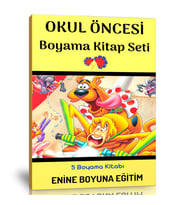 Okul Öncesi Boyama Kitap Seti (5 Kitap)