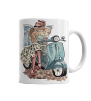 Vespa Travel Kupa Bardak Porselen