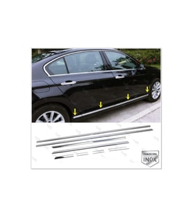 VW Passat B8 Krom Yan Kapı Çıtası 8 parça 2014-2019 Paslanmaz Çelik