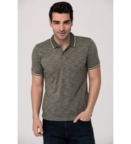 T8549 Dewberry T-Shırt-Haki