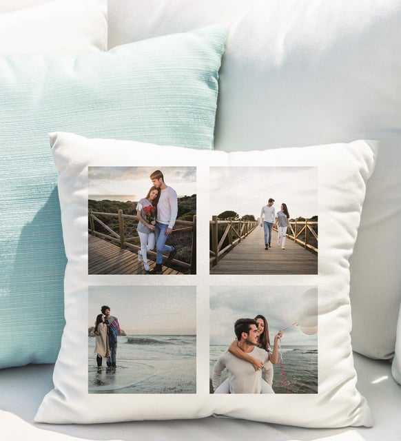 Kişiye Özel 4 Fotoğraflı Yastık