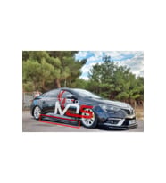 RENAULT MEGANE 4 GTX MARŞPİYEL TAKIM FİBERGLASS BOYASIZ