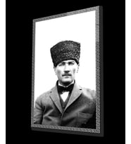 Atatürk Cam Tablo 4 mm Dayanıklı Temperli Cam