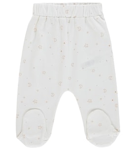 Civil Baby Yıldız ve Ay Empirmeli 1-9 Ay Tek Alt Bebe - Ekru