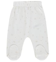 Civil Baby Yıldız ve Ay Empirmeli 1-9 Ay Tek Alt Bebe - Ekru