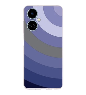PrintiFy Tecno Camon 19 Uyumlu Kamera Korumalı Renk Cümbüşü D Tasarımlı Şeffaf Silikon Kılıf