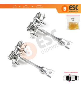 Citroen C3 Pluriel 2003-2010 9181H3 İçin 2 EA Ön Sağ ve Sol Kapı Gergi Yayı