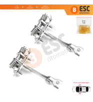 Citroen C3 Pluriel 2003-2010 9181H3 İçin 2 EA Ön Sağ ve Sol Kapı Gergi Yayı