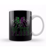 Flossing Do The Floss Skeletons Kupa Bardak Porselen