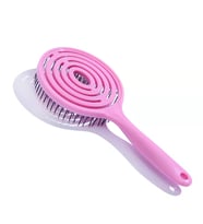 One Step Beauty 3d Profesyonel Açma Tarama Saç Fırçası Pembe