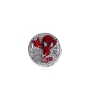 Kadın Spiderman Şehirde Temalı Gümüş Charm